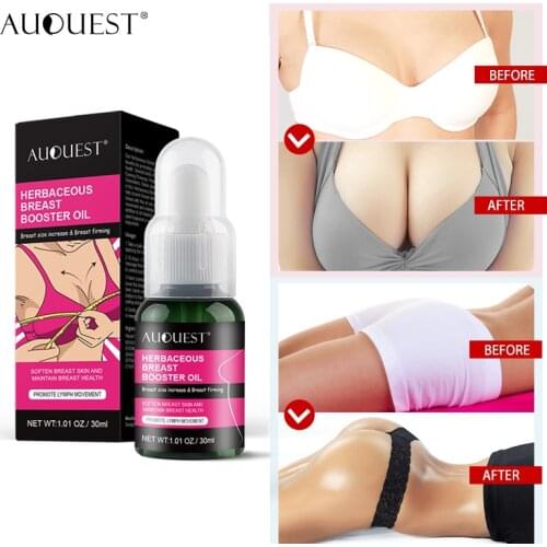 AUQUEST Breast Enhancement Essential Oil Fast Growth Elasticity Enhancer Breast Enlargement Body Oil Sexy Body Care for Women