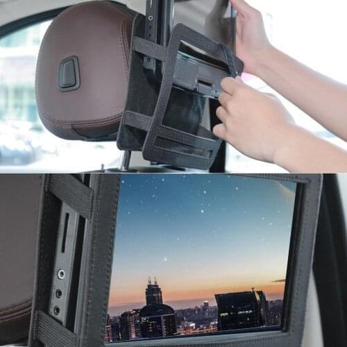 Car Headrest Mount Holder Seat Strap Case For Ipad Hanging Bag DVD Tablet Protective Case For Portable DVD Player Tablet