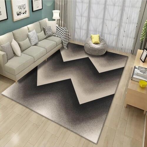 Free Shipping Nordic Living Room Carpet Home Furnishing Fully Covered Sofa Area Rug Geometric Patterns Rugs For Bedroom Bedside