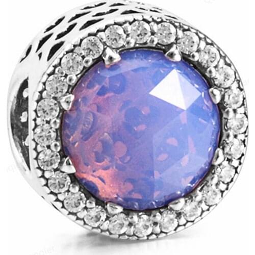 925 Sterling Silver Charms Pave CZ European Bead Fit Original Bracelets Chain DIY Pendant Charm Beads Girl Women Jewelry Making