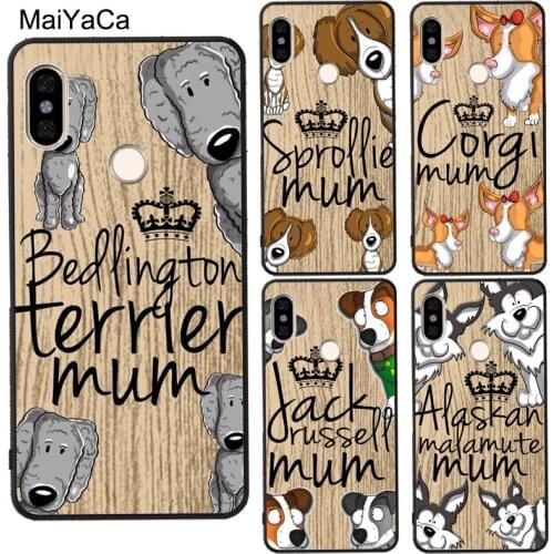 Jack Russell Corgi Mum Dog For Redmi Note 8 T 9 Pro 7 9S 9A 9C For Mi 10 Ultra Note 10 Lite Case For POCO X3 F2 Pro