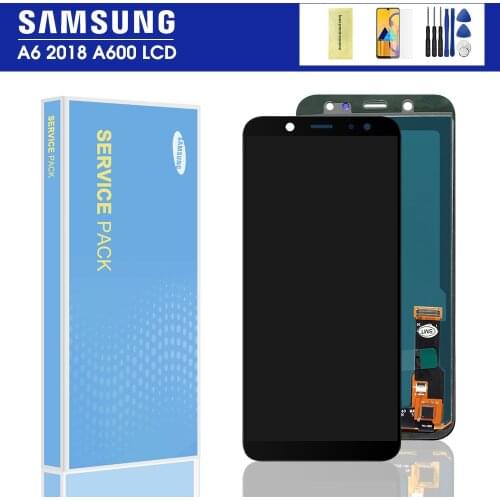 100% Tested AAA Quality For SAMSUNG Galaxy A6 2018 LCD Display A600 SM-A600F A600FN LCD Display Touch Screen Digitizer Assembly