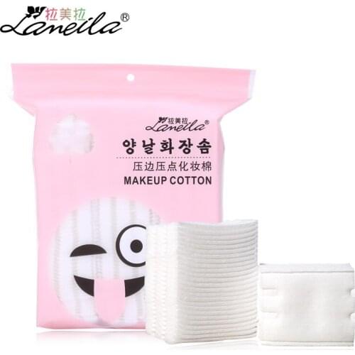 Bag Skin Double-Sided Filling Thick Cotton Puff 180 Tablets Remover Beauty B217