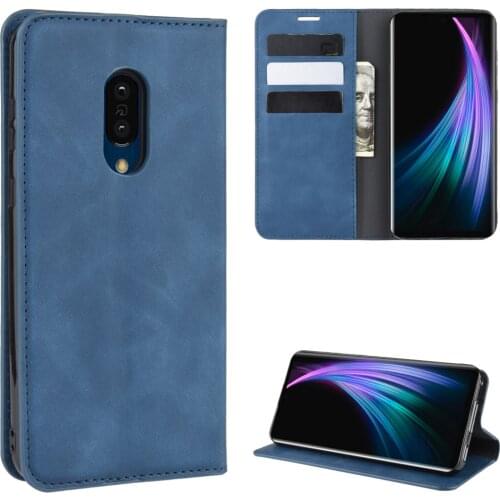 6.4in Auto Switch Leather Case for Sharp Aquos Zero2 SH-01M SHV47 906SH SH-M13 SH01M Flip Wallet Book Style Cover Black