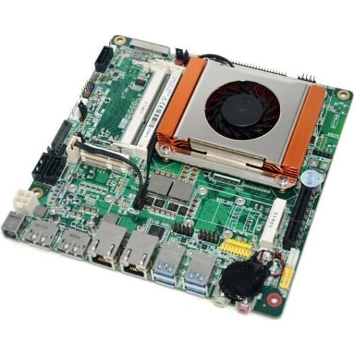 Mini computer host motherboard mini itx Core i5 5350u small motherboard dual gigabit dual DP