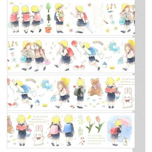Lovely Girlfriend Washi Tapes Bullet Journal Masking Tape Adhesive Tape DIY Scrapbooking Washi Stickers