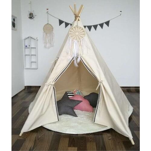 New design hot selling kids play tent indian teepee children playhouse children play room teepee