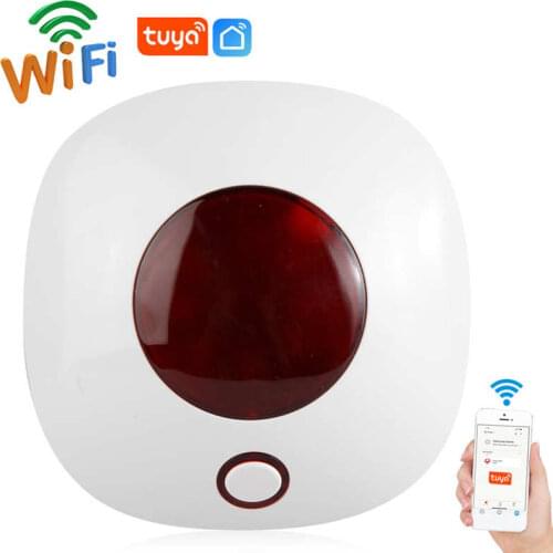 Alarm Siren Intelligent WIFI Flash Loudspeaker Gateway Host for Tuya Home EU 220V for Commodities households warehouses garages