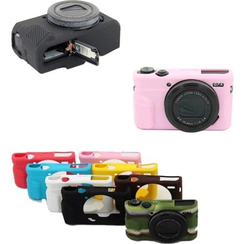 New Camera Silicone Case for Canon G7XII G7X II G7X Mark 2 G7X III G7X3 G7X Mark 3 Rubber Protective Body Cover bag Camera Skin