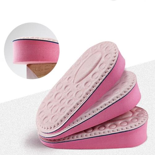 Lady Heightened Pad Half Yard Pad Insole Girls Height Increase Shoes Insert Comfortable Insole Heel Pad For Men Unisex 1 Pair
