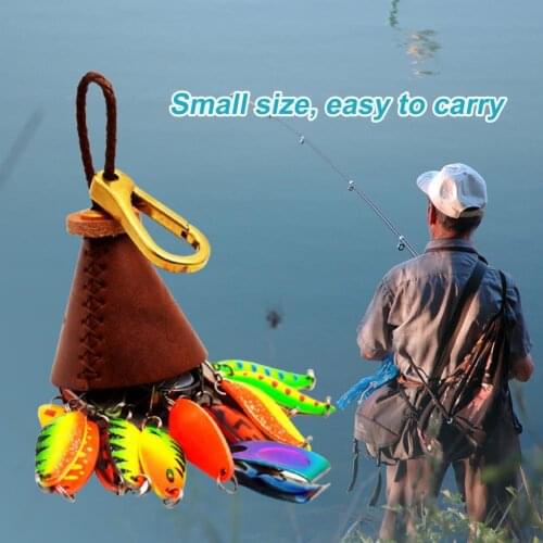 Lure sequin bag beautiful waterproof artificial leather handmade fishing lure sequin bag suitable for bell fishing enthusiasts