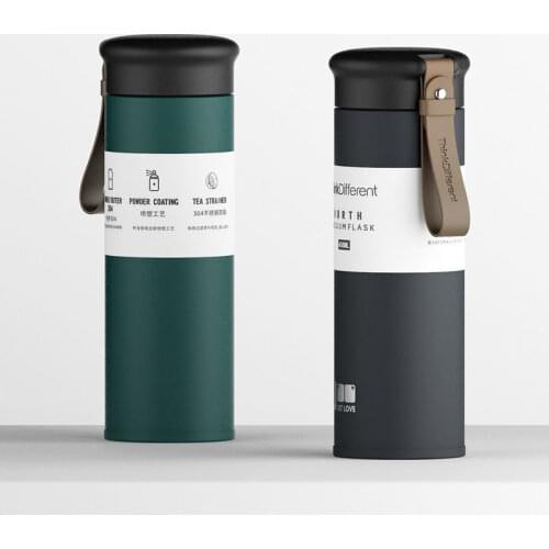 Creative Quality Double Wall Stainless Steel Vacuum Flasks 280ml Car Thermo Cup Coffee Tea Travel Mug Thermol Bottle Thermocup