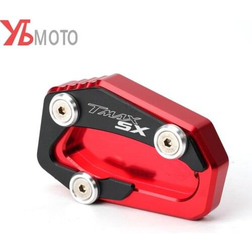 High Ratings Accessories TMAX 530 Motorcycle Side Kickstand Stand Extension Plate Pad Fits For YAMAHA T-MAX 530 SX/DX 2018 2019