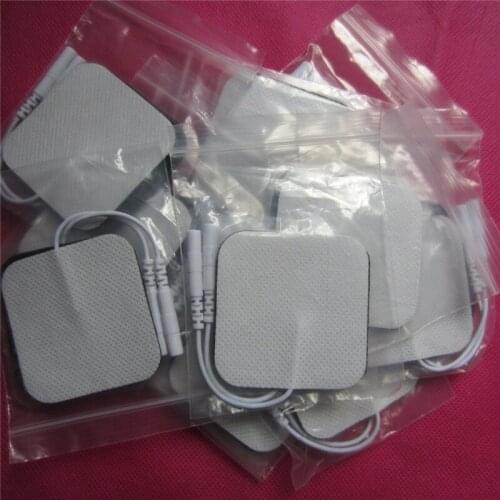 10Pairs/lot Self-stick Electrode Pads(5*5cm) for Tens Electrodes Machine EMS Facial Body Massage Machine