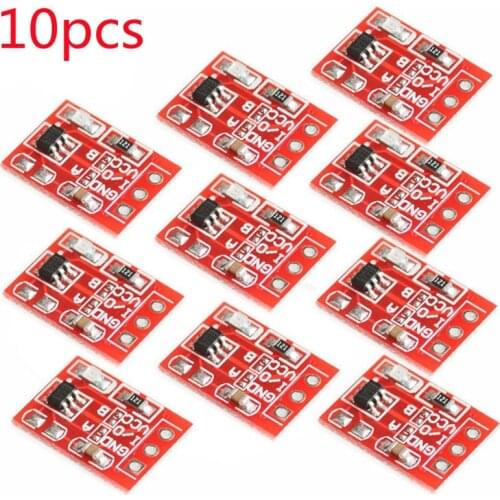10pcs TTP223 Touch Switches Module Touching Button Self-Locking No-Locking Capacitive Switches Single Channel Red For Arduino l8