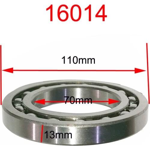 16014 Deep Groove Ball Bearings 16014RS 70*110*13mm