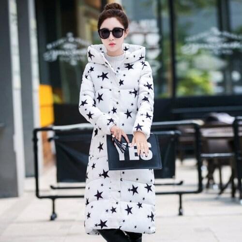 2019 Zipper High Waist Cotton Liner Full Zippers Direct Selling Winter New Korean Small Fresh Printing Long Fund Cotton Clothes