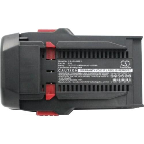Cameron Sino 4000mAh battery for HILTI TE6-A Li TE6-A36 WSR36-A 2203932 418009 B36 B36V