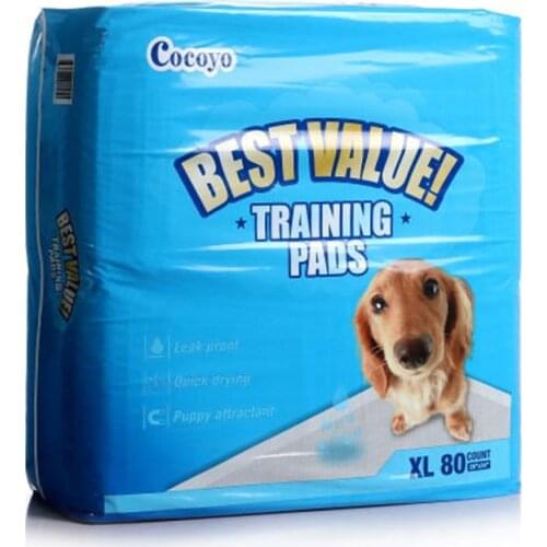 COCOYO Dog Training Pads71*86 CM Full Absorption Mat Underpads PetUnscented Disposable Cleaning Supplies 80PCS