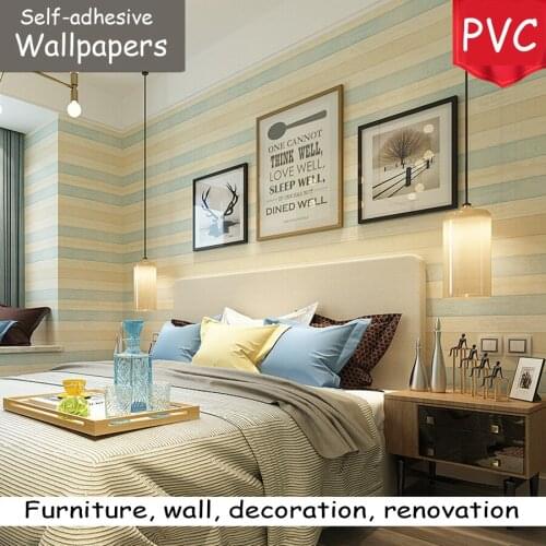 Modern Style Wood Grain Wall Stickers Self Adhesive Wallpapers Living Room Mural Decals Home Decor Waterproof Wall Sticker