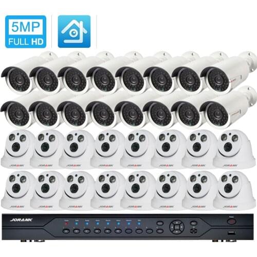 H.265+ 32CH 5MP 24CH CCTV System 4.0MP 2688*1520 AHD CVI IP66 outdoor Waterproof Security Camera P2P Video Surveillance Set 4K
