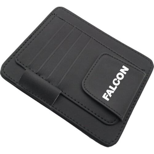 Pu Leather Visor Card Storage Sun Visor Organizer Tool Pouch Bag Card Storage Pen Storage Glasses Holder For Ford Falcon