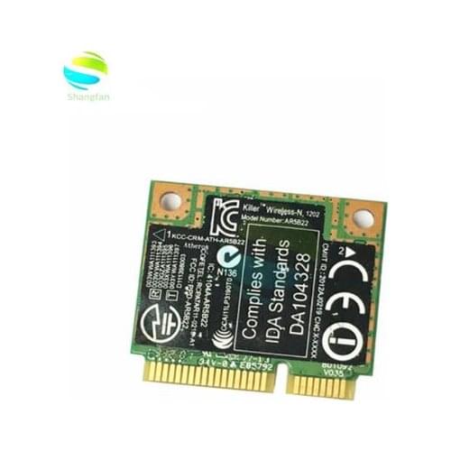 Killer 1202 300Mbps Wireless Atheros AR5B22 Wifi Gaming Network Card Dual Band 802.11a/b/g/n Bluetooth 4.0