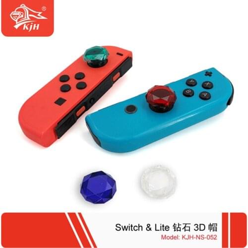 New 2Pcs Controller Crystal Thumb Stick Caps For Nintendo Switch Thumb Grip Cover Case For Switch Lite Analog Stick Caps