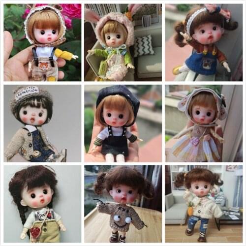 OB11 Handmade Doll Customization Mini Clay Selling with Wig and Clothes