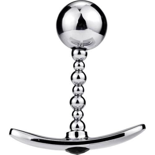 Metal Pull Beads Anal Toys 3size Large Anal Beads Butt Plug G Spot Vaginal Anus Expander Sex Toys For Couple Prostate Massager