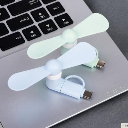 Z50 3 in 1 Android Type-C USB Fan Mobile Phone Power Bank fan Gadgets Mini Removable Fans