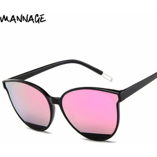 Fashion Sunglasses Women Vintage Design PC Frame Classic Mirror Female Glasses Summer Eyewear