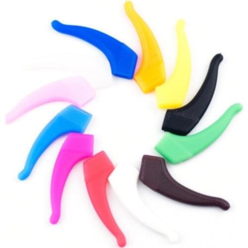 Anti Slip Silicone Glasses Ear Hooks Eye Glasses Silicone Grip Temple Tip Holder Eyewear Accessories