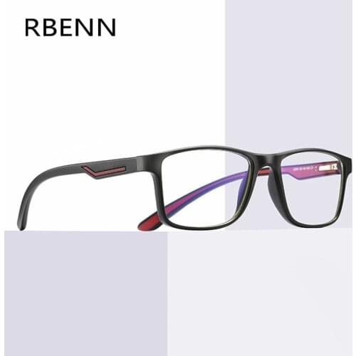 RBENN TR90 Reading Glasses Men Anti Blue Light Computer Gaming Glasses Women Presbyopia Eyeglasses +0 0.5 0.75 1.75 4.5 5.0 6.0