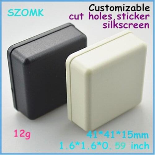 Plastic housing for pcb abs plastic enclosure (50 pcs) 41*41*15mm electronic case control box high quality abs switch box