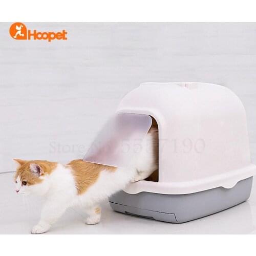 Fully Enclosed Cat Litter Box Large Anti-spatter Drawer Cat Toilet Double Toilet Bowl Deodorant Cat Sand Pot For Cats