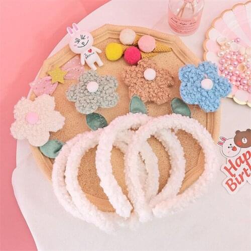 Velvet Flower Headband Gifts For The New Year Hair Band Autumn And Winter Headwear