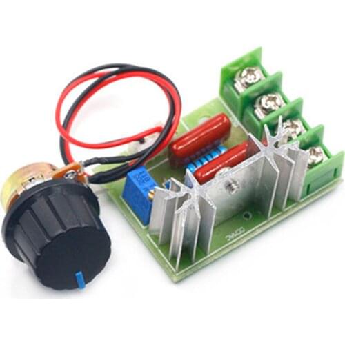 AC 50V-220V 2000W SCR Voltage Regulators Dimmer,Motor Speed Controller Governor Thermostat,Electronic Adjust Stabilizer Module