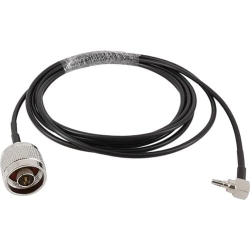 RF Pigtail Cable N Type Plug to L Shape CRC9 Plug Connector N Male to CRC9 Male Right Angle 90 Degrees Crimp RG174 Pigtail Wire