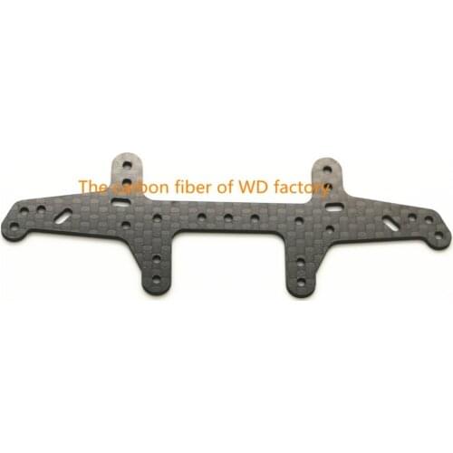 RFDTYGR RC MINI 4WD 1.5mm Carbon Fiber Wide Rear Plate Self-made Parts Tamiya MINI 4WD Carbon Fiber components C002 2Pcs/lot