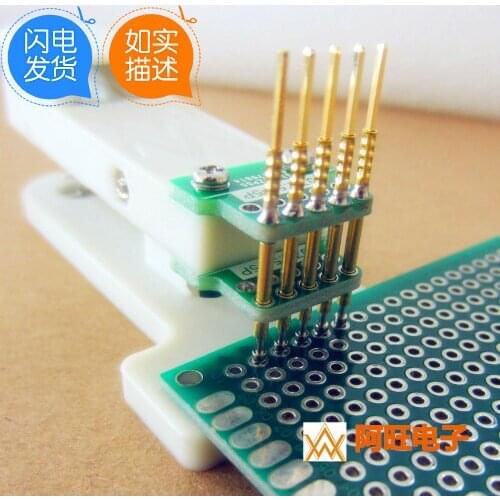 Burning Clip Fixture Commissioning Download Spring Pin Spacing 2.54mm-5P STM32 STC 5 PIN