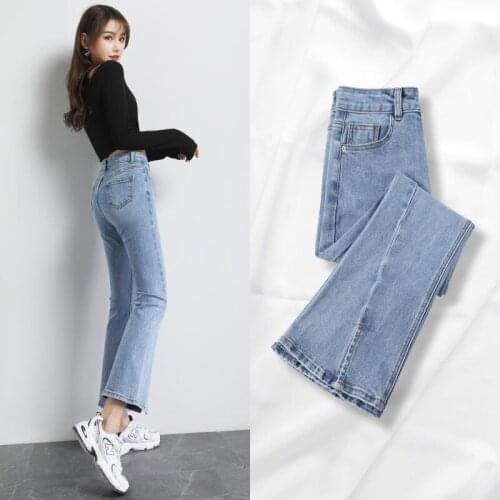 Woman Jeans Pants Light-Colored Jeans Womens Straight Loose Spring 2021 High Waist Pants Pantalones Vaqueros Mujer