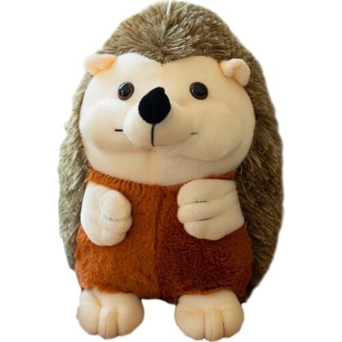 17-22CM Hedgehog Plush Toy Soft Hedgehog Doll Stuffed Animal Toys Cartoon Animal Kawaii Christmas birthday Gift For Kids Dolls