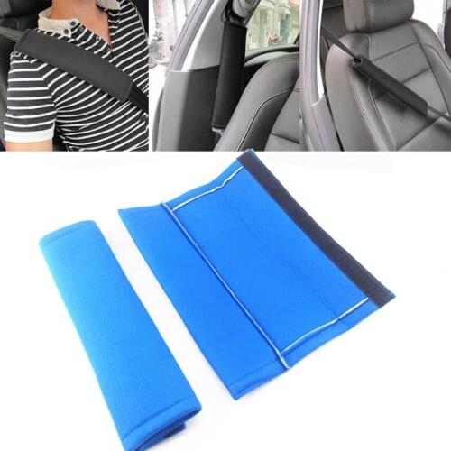2PCS Car Shoulder Cover Cushion Seat Belt Pad for Cadillac XTS SRX ATS CTS/Renault Koleos Fluenec Latitude