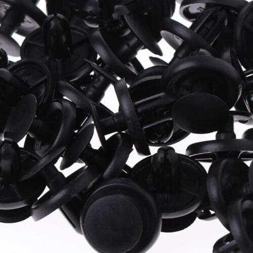 50 Pcs Black Car Door Fastener Panel Clips for toyota Camry Reiz Rav4
