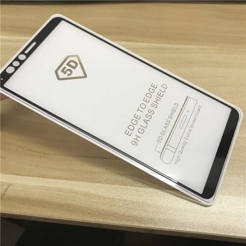 5D Round Curved Edge Screen Protector For One Plus 5 Glass for One Plus 5T Film Full Cover Tempered Glass For Oneplus 5 5T Case