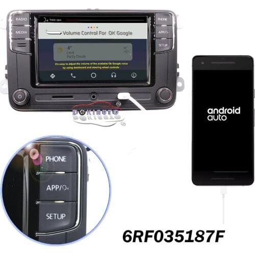 Android Auto Carplay R340G RCD330G Plus Radio For VW Tiguan Golf 5 6 MK5 MK6 Passat Polo 6RF 035 187F