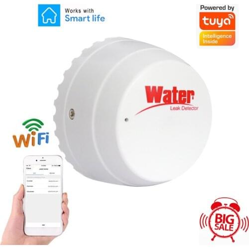 TUYA Wireless Water Leakage Detector For Home Security Wifi / GSM Alarm System Water Sensor Alarm Intrusion Detector