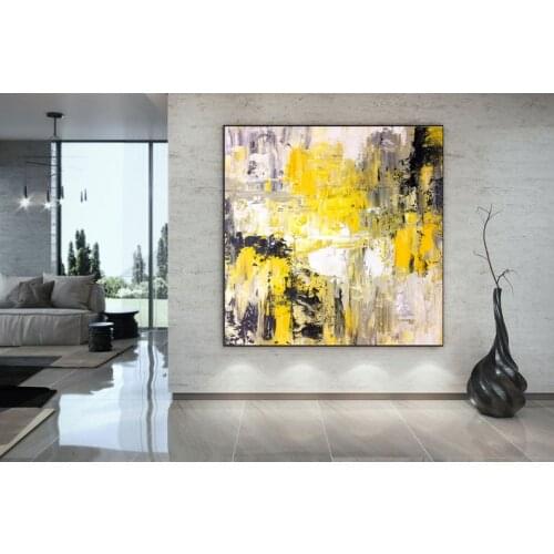 Large Painting On Canvas Extra Large Painting On Canvas Large Art On Canvas Large Interior Art Square Painting