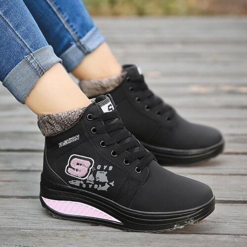 Ankle Boots For Women Winter Shoes Women Snow Boots Fashion Platform Boots Shoes Woman Bota Feminina Botines Mujer 2020 Ayakkabı